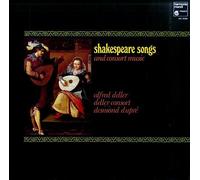 DELLER CONSORT - shakespeare songs & consort music LP