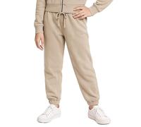 DELLMOOR Girl’s 2 Piece Tracksuits Teenagers Two Piece Terry Cotton Activewear Long Sleeve Outfit Zipped Fleece Hoodie and Jogging Bottom Set for Girls, (1 Piece Pant, Beige, 11-12 Years)
