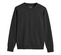 DELLMOOR Men’s Crew Neck Plain Sweatshirts, Breathable 280 GSM French Terry Fabric Cotton Long Sleeve Jumper for Mens Adult, Sizes S - 2XL (UK, Alpha, L, Regular, Regular, Charcoal)