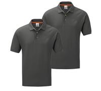 Dellmoor Men’s Solid Polo Shirts Pack of 2, 100% Cotton Short Sleeve Activewear Polo Shirt for Mens, Twin Pack Comfortable & Stylish Regular fit Sportswear Casual Polo Tops, Sizes M to 4XL, Smoke Grey