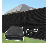 Dellna Privacy Screen Garden, 2x10 m HDPE Privacy Netting 90% with Reinforced Grommets, UV Protection, Garden Screening Includes Cable Ties, Tear-Resistant for Gardens, Patio, Pool