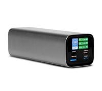Dellonda 140W Power Bank, 27000Mah, 3-Port Portable Charger, Smart Digital Display - Dl168