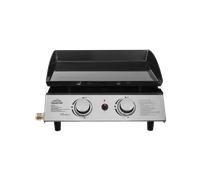 Sealey DG21 Dellonda 2 Burner Portable Gas Plancha 5Kw Bbq Griddle Stainless Steel - Dg21