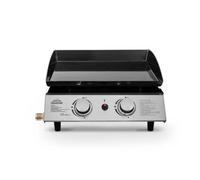 Sealey DG21 Dellonda 2 Burner Portable Gas Plancha 5Kw Bbq Griddle Stainless Steel - Dg21