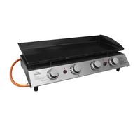 Dellonda 4 Burner Portable Gas Plancha 10kW BBQ Griddle Stainless Steel DG23