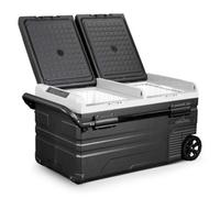 Dellonda 75L Portable Dual Zone Compressor Car Camping Fridge/freezer 12/24V