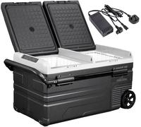 Dellonda 75L Portable Fridge/Freezer 12/24/230V Compressor -