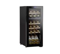 Dellonda Baridi 18 Bottle Dual Zone Drinks Wine Cooler, Fridge, Touch Screen, Led, Black