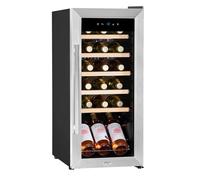 Dellonda Baridi 18 Bottle Wine Cooler Fridge with Digital Touch Screen Controls & LED Light, Stainless Steel - DH29