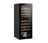 Dellonda Baridi 36 Bottle Dual Zone Drinks Wine Cooler, Fridge, Touch Screen, Led, Black