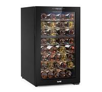 Baridi 52 Bottle Dual Zone Wine Cooler, Fridge, Touch Screen Controls, LED - Black - DH236