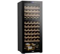 Dellonda Baridi 55 Bottle Dual Zone Drinks Wine Cooler, Fridge, Touch Screen, Led, Black