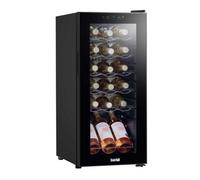 Dellonda Baridi Black 18 Bottle Wine Fridge Cooler, 5-18C Touch Controls & Led 345X770mm