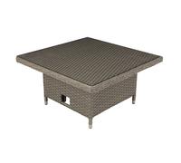Chester Rattan Wicker Adjustable Outdoor Dining Table - DG73