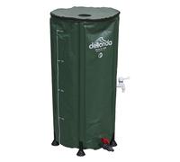 Dellonda Collapsible Pvc Garden Water Butt With Zipped Lid & Drain Tap 100L