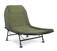 Dellonda Deluxe Wide Adjustable Bedchair Fleece Mattress & Pillow 3 Legs - Dl78