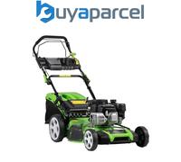 Dellonda DG102 Self-Propelled Petrol Lawnmower Grass Cutter with Height Adjustme