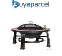 Dellonda DG111 76cm Deluxe Traditional Style Fire Pit/Fireplace/Outdoor Heater -