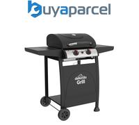 Dellonda DG13 2 Burner Gas BBQ Grill with Piezo Ignition & Thermometer
