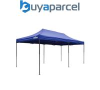 Dellonda DG139 Premium 3x6m Pop-Up Gazebo, Heavy Duty, PVC Coated, Water Resista