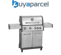 Dellonda DG17 4+1 Burner Deluxe Gas BBQ Grill with Piezo Ignition & Thermometer