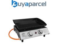 Dellonda DG21 2 Burner Portable Gas Plancha