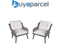 Buxton Rattan Wicker Outdoor Lounge Chairs with Cushion - DG79