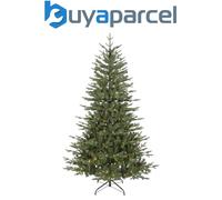 Dellonda Pre-Lit 7ft Christmas Tree with 350 Warm White LED Lights & 1,480 PE/PVC Tips - DH82