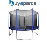 Dellonda DL69 Heavy-Duty Outdoor Trampoline with Safety Enclosure Net 12ft