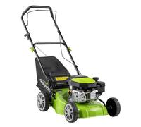 Dellonda Hand Propelled Petrol Lawnmower Grass Cutter 132cc 4-Stroke - DG100