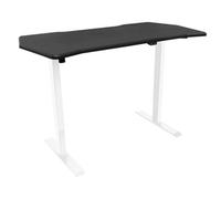 Dellonda Height-Adjust Electric Sit & Stand Gaming Desk - Carbon Fibre Desktop