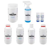 Dellonda Hot Tub/spa Complete Master Beginner Kit 6 Chemicals & Test Strips