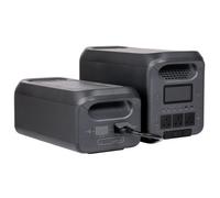 Dellonda Portable Power Station, 3000W, 2560Wh, With Battery Expansion Pack 2560Wh - Dl182