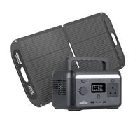 Dellonda Portable Power Station, 300W, 204Wh, With Etfe Ip65 Foldable Solar Panel 110W - Dl178