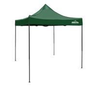 Premium 2x2m Pop-Up Gazebo, Heavy Duty, Water Resistant, Carry Bag, Stakes & Weight Bags - Dark Green - DG128