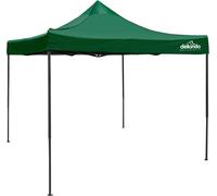 Premium 3x3m Pop-Up Gazebo, Heavy Duty, Water Resistant, Carry Bag, Stakes & Weight Bags - Dark Green - DG132