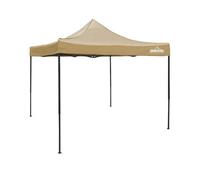 Premium 3x3m Pop-Up Gazebo, Heavy Duty, Water Resistant, Carry Bag, Stakes & Weight Bags - Beige - DG130
