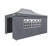 Dellonda Premium 3X4.5M Pop-Up Gazebo & Side Walls With Carry Bag, Stakes & Weight Bags