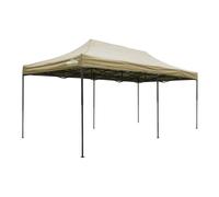 Dellonda Premium 3x6m Pop Up Gazebo Heavy Duty PVC Water Resistant Beige DG138