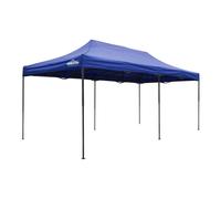 Dellonda Premium 3x6m Pop Up Gazebo Heavy Duty PVC Water Resistant Blue DG139