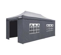 Dellonda Premium 3X6M Pop-Up Gazebo & Side Walls With Carry Bag, Stakes & Weight Bags