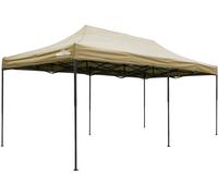 Dellonda Premium 3x6m Pop-Up Gazebo Water Resistant Fabric Beige Canopy - DG138