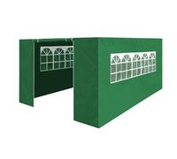 Dellonda Premium Side Walls/Doors/Windows For Gazebo/Marquee Fits 3 X 4.5M Models - Dark Green