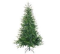 Dellonda Realistic Artificial 7ft/210cm Hinged Christmas Tree with 1400+ PE Tips & PVC Interior - DH46