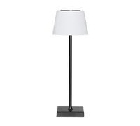 Dellonda Rechargeable Table Lamp, for Home, Office, Restaurants, RGB Colour Modes & Stepless Dimmable Desk Lamp, 3600mAh Battery, 6 Hour Usage Time - Black