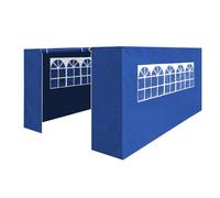 Dellonda Side Walls Doors Windows for Gazebo Marquee 3 x 4.5m Models Blue DG151