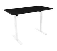 Dellonda Single Motor Height Adjustable Electric Sit & Stand Office Desk - Black