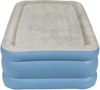Dellonda Single Raised Air Bed with Built-In Electric Pump -