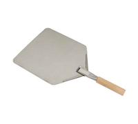 Dellonda Stainless Steel Pizza Peel with 5" Wooden Handle - DG39