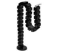 Dellonda Standing Vertical Flexible Wire Cable Tidy Management System 1.3M, 75mm Diameter